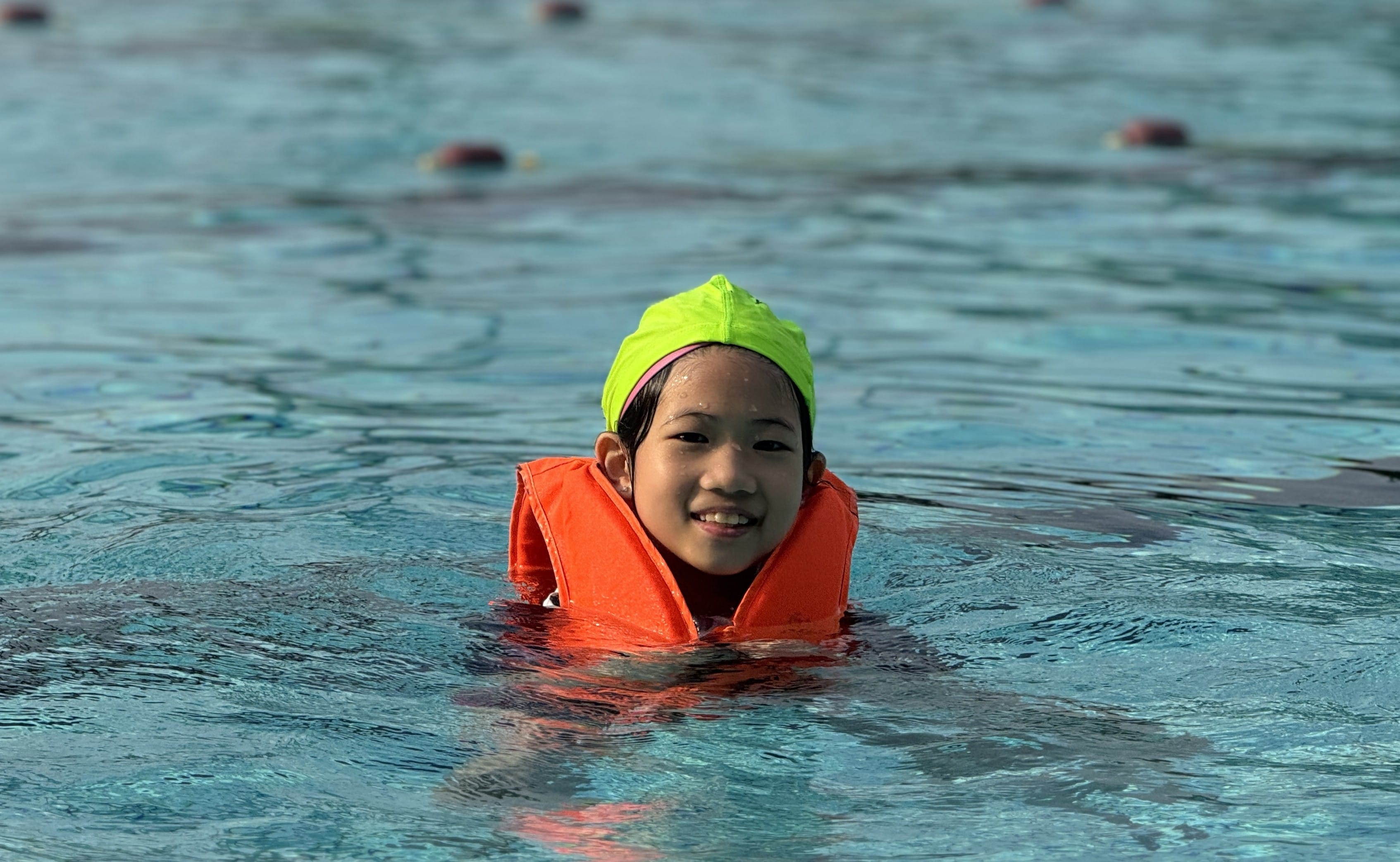 Float is provided to boost water confidence
